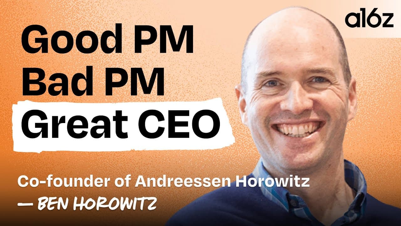 $46B of hard truths: Why founders fail and why you need to run toward fear | Ben Horowitz (a16z)
